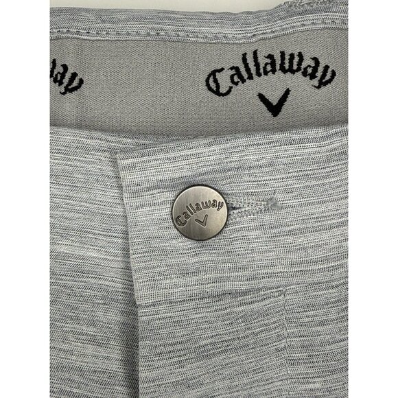 NWT‎ Callaway Men's Golf Shorts Size 40 Gray Opti-Dri Stretch 9" Inseam UPF 50 - Picture 4 of 9